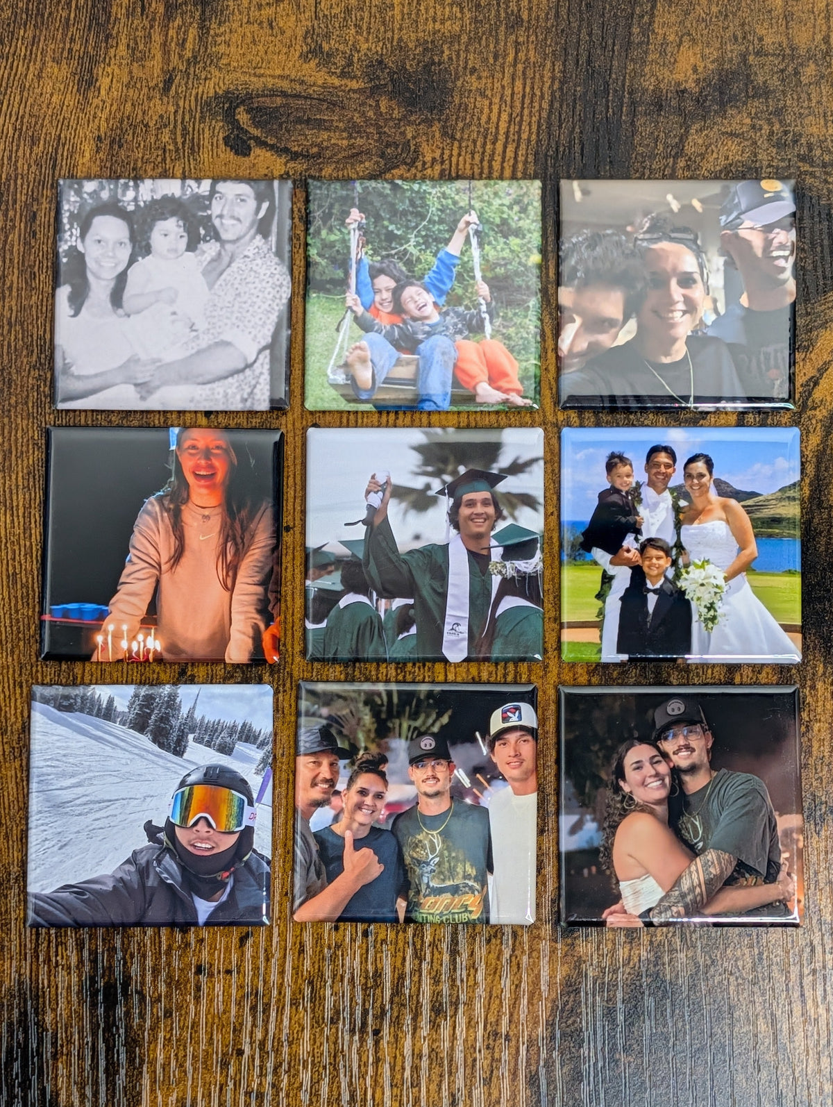 Ohana Photo Magnets